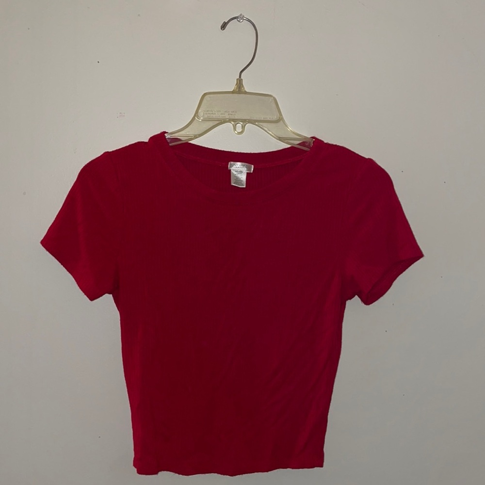 Red Bozzolo Crop Top
